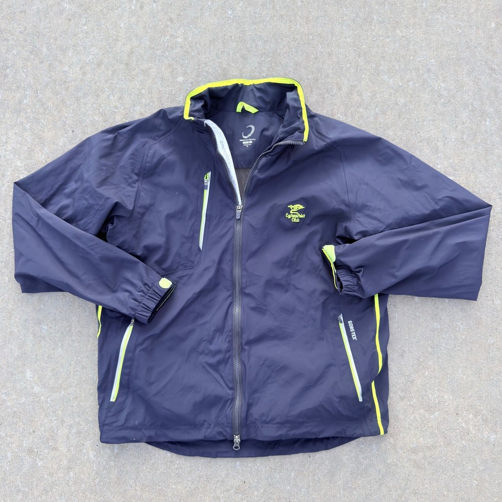 Zero Restriction Tour Series Gore-Tex Jacket Spyglass Hill oMens Medium Navy